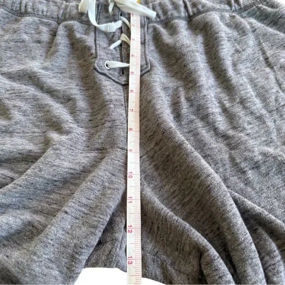 PINK VICTORIA’S SECRET HEATHER GRAY LACE-UP LIGHTWEIGHT LOGO SWEATPANTS *LARGE - Picture 10 of 16